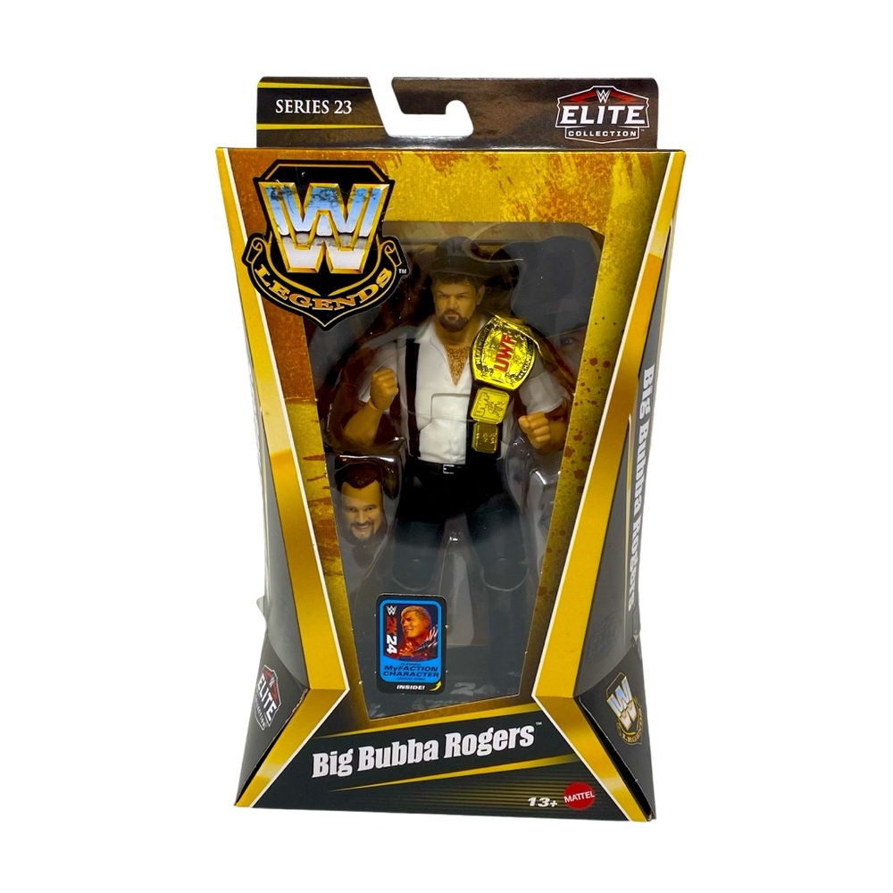WWE Legends Elite Collection Series 23 Big Bubba Rogers  7” Wrestling Figure NEW